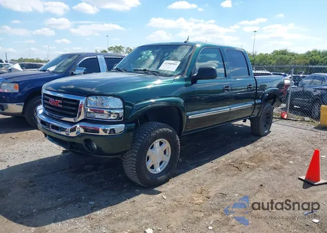 2005 GMC Sierra 1500 Slt from USA, damaged, VIN 2GTEK13T551120500